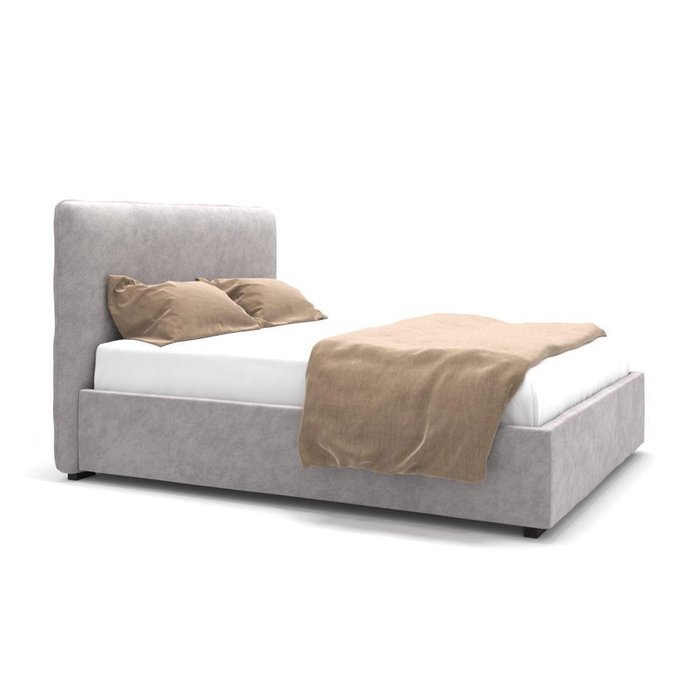 Кровать Brooklyn светло-серая 160х200 - купить Кровати для спальни по цене 57900.0