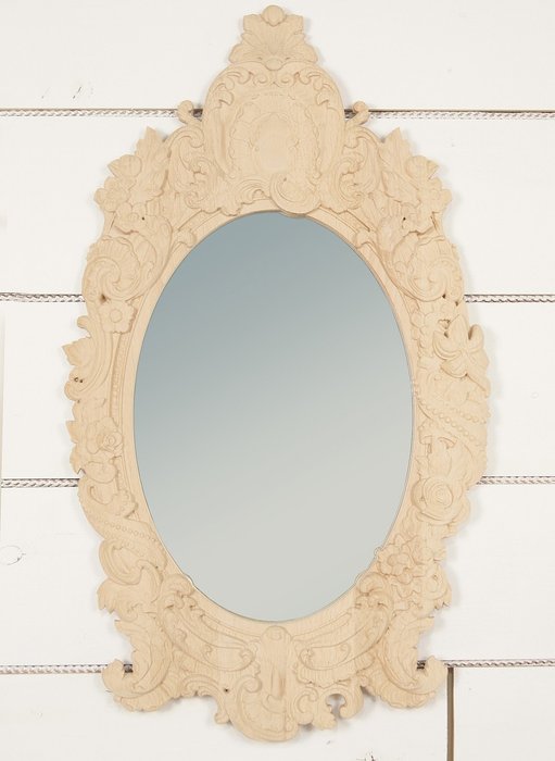 Настенное Зеркало "Mirra" в раме из массива бука - купить Настенные зеркала по цене 7800.0