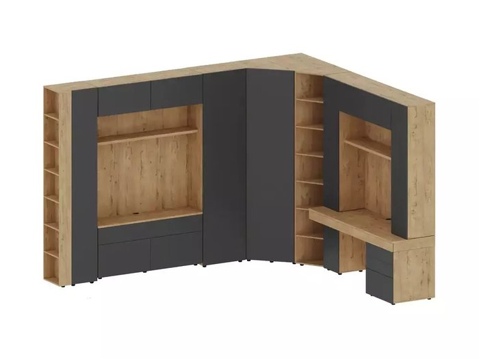 Комплект мебели для гостиной Modus g18 с фасадом серого цвета
