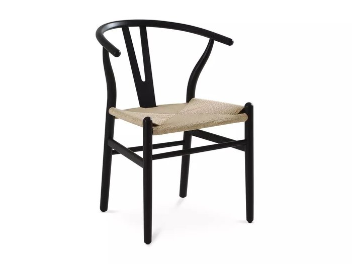 Стул Monk stick черно-бежевого цвета Стул Monk stick черно-бежевого цвета