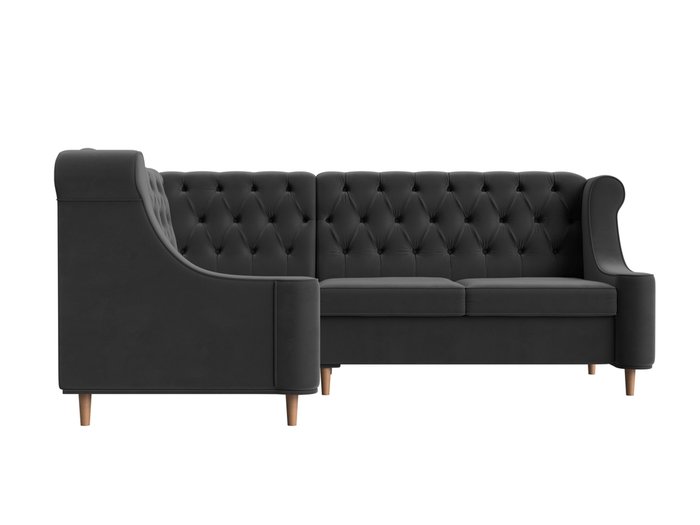 Угловой диван Бронкс серого цвета левый угол - купить Угловые диваны по цене 64999.0
