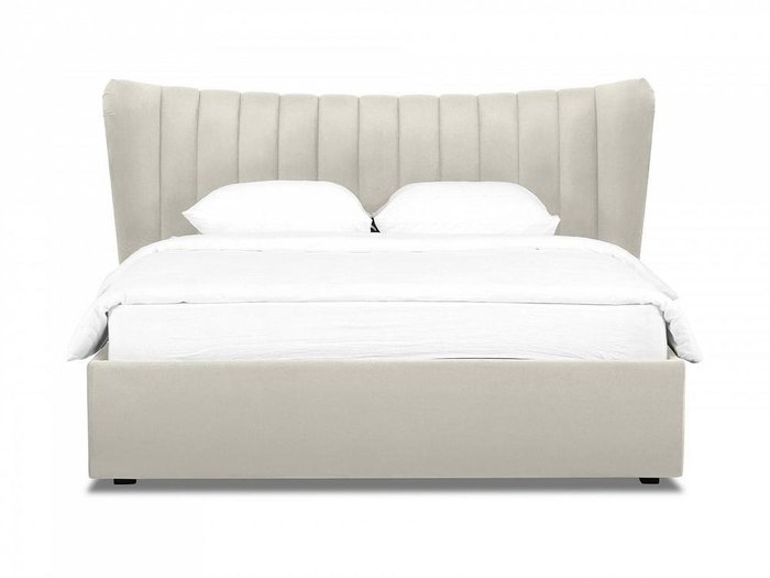 Кровать Queen Agata Lux 160х200 молочного цвета - купить Кровати для спальни по цене 83600.0