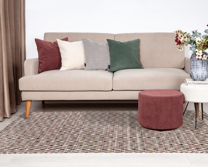 Декоративная подушка Ultra Dove 45х45 светло-серого цвета - купить Декоративные подушки по цене 649.0