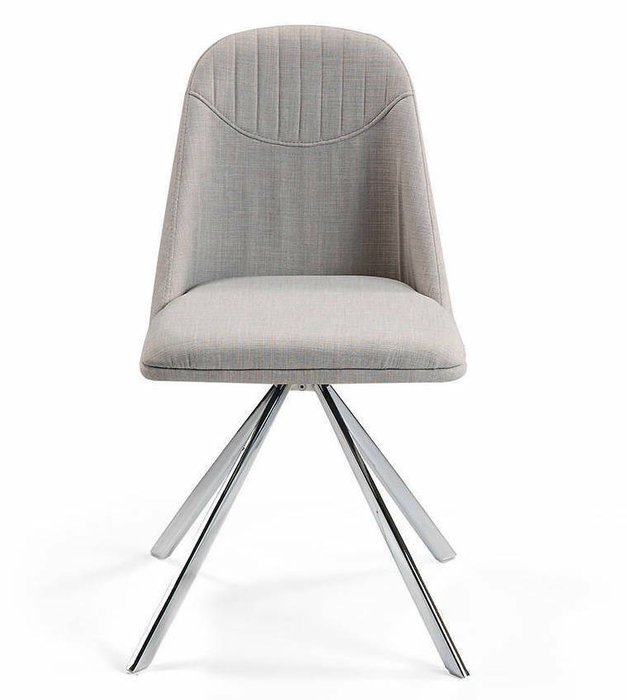 Кресло Espacio Malva серого цвета - купить Обеденные стулья по цене 41990.0