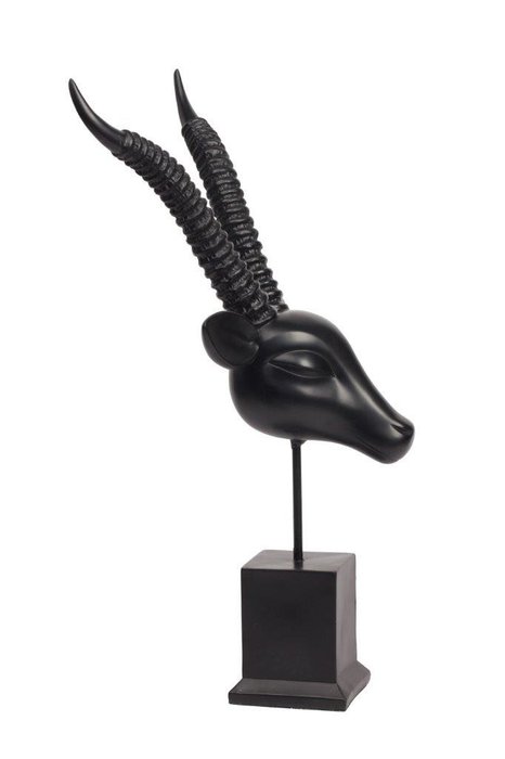 Декоративный бюст антилопы Sarbons Black  - купить Фигуры и статуэтки по цене 3850.0