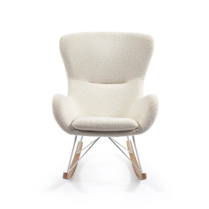 Кресло-качалка Vania белого цвета - купить Интерьерные кресла по цене 119990.0