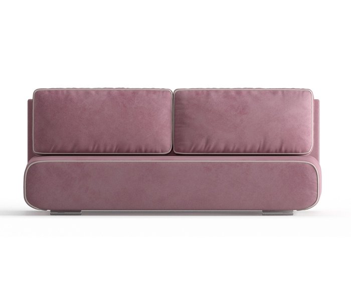 Диван-кровать Рени в обивке из велюра розового цвета - купить Прямые диваны по цене 27990.0