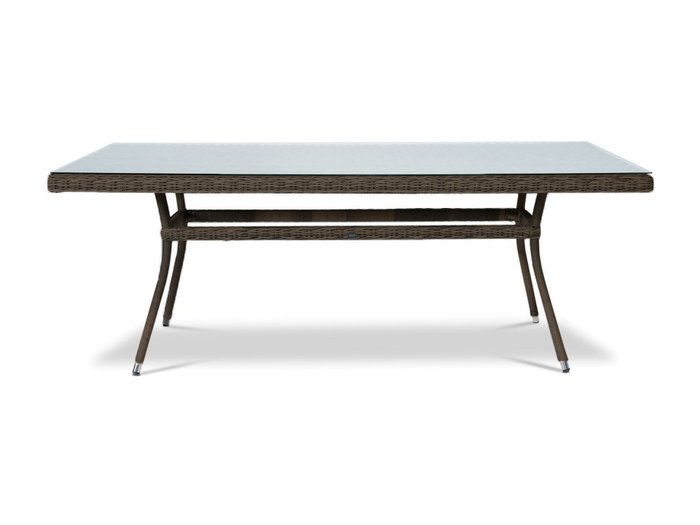 Стол Латте коричнево-серого цвета  - купить Садовые столы по цене 57890.0