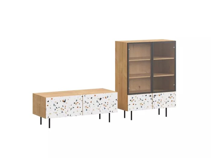 Композиция Frida 5 с принтом Marble на металлических ножках 