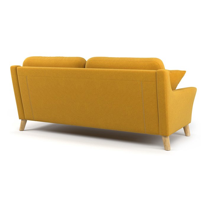 Диван трехместный Raf ST желтого цвета - лучшие Прямые диваны в INMYROOM