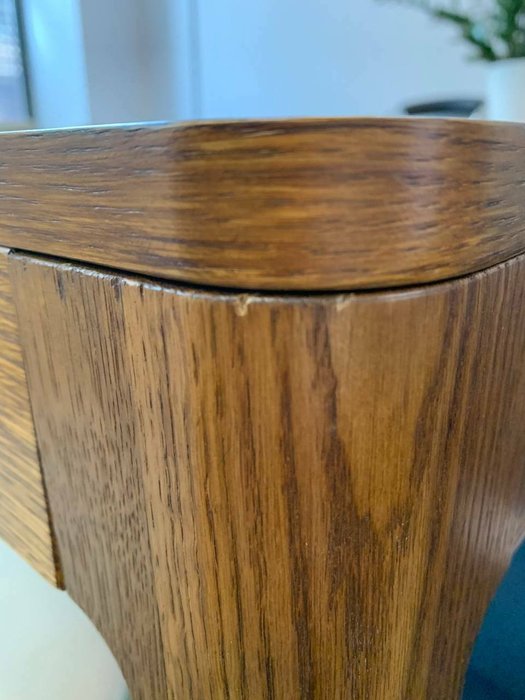 Обеденный стол АРК тонированный S коричневого цвета - лучшие Обеденные столы в INMYROOM
