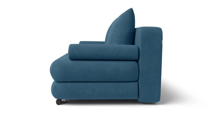 Диван-кровать Атлант синего цвета - купить Прямые диваны по цене 39440.0