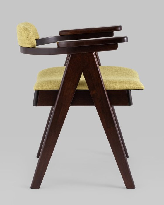 Набор из двух стульев Olav оливкового цвета - лучшие Обеденные стулья в INMYROOM