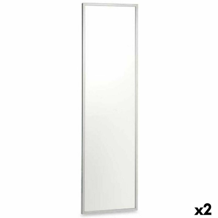 Настенное зеркало 82710 Серебристый 40 x 142,5 x 3 cm Прямоугольный (2 штук)
