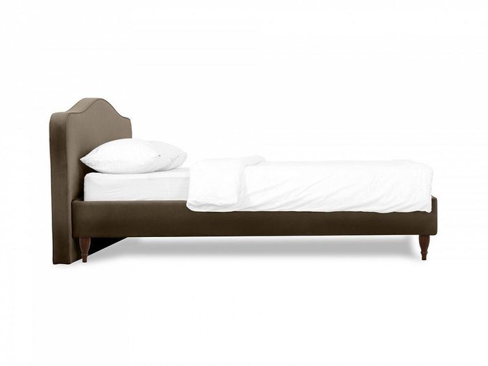 Кровать Queen Elizabeth L 160х200 темно-коричневого цвета - купить Кровати для спальни по цене 48500.0