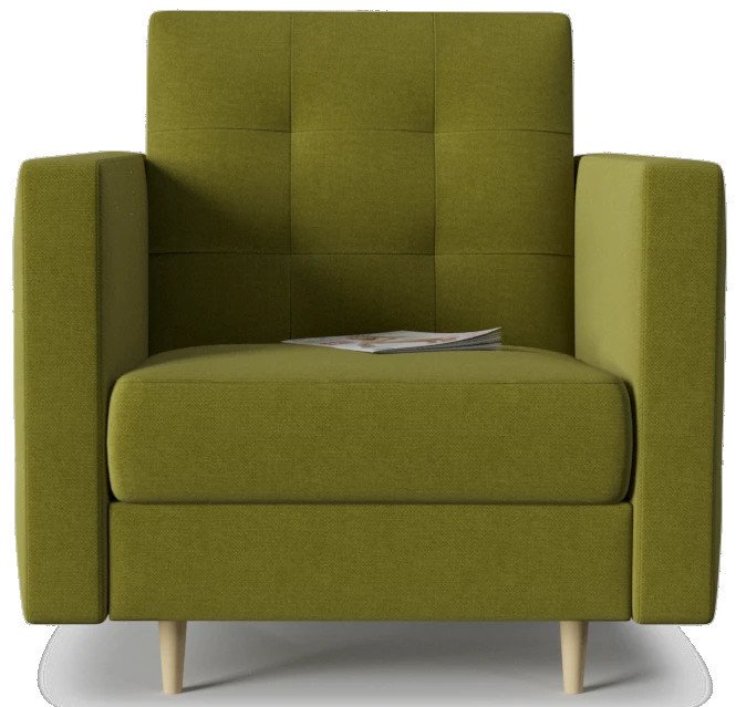 Кресло Godivo Green зеленого цвета - купить Интерьерные кресла по цене 17758.0