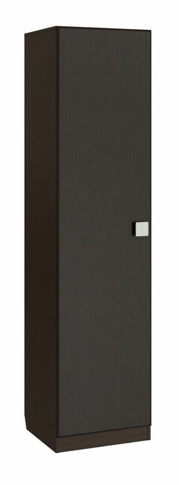 Шкаф-пенал Анастасия темно-коричневого цвета