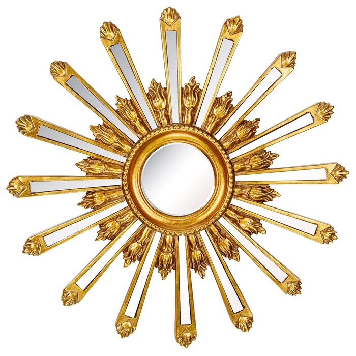 Настенное Зеркало-солнце Orion Gold 