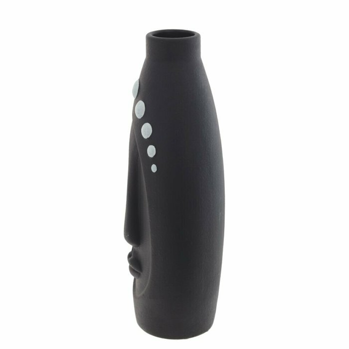 Керамическая ваза черного цвета - купить Вазы  по цене 4477.0
