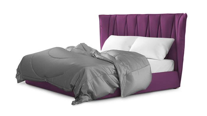 Кровать Ананке 180х200 фиолетового цвета