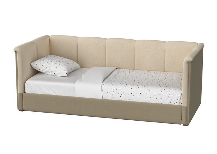 Кровать-диван Bowl 90х200 бежевого цвета - купить Кровати для спальни по цене 82900.0