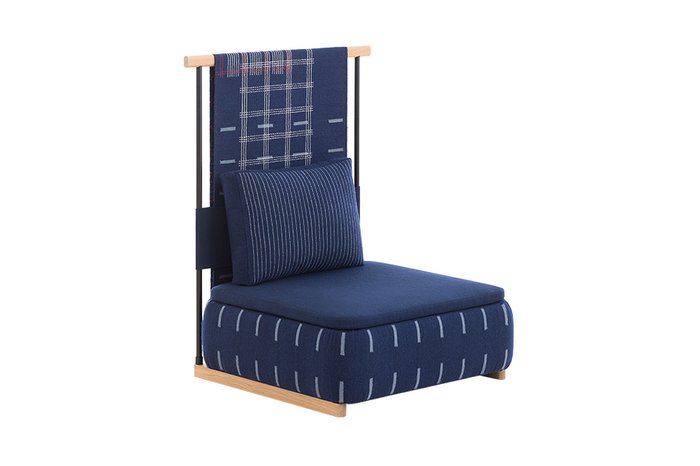 Маленький модуль со спинкой Lan Indigo Маленький модуль со спинкой Lan Indigo
