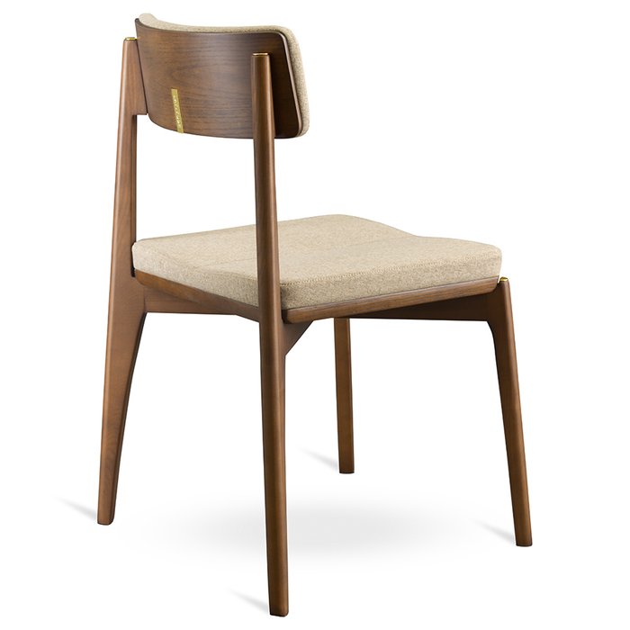 Стул Aska бежево-коричневого цвета  - лучшие Обеденные стулья в INMYROOM
