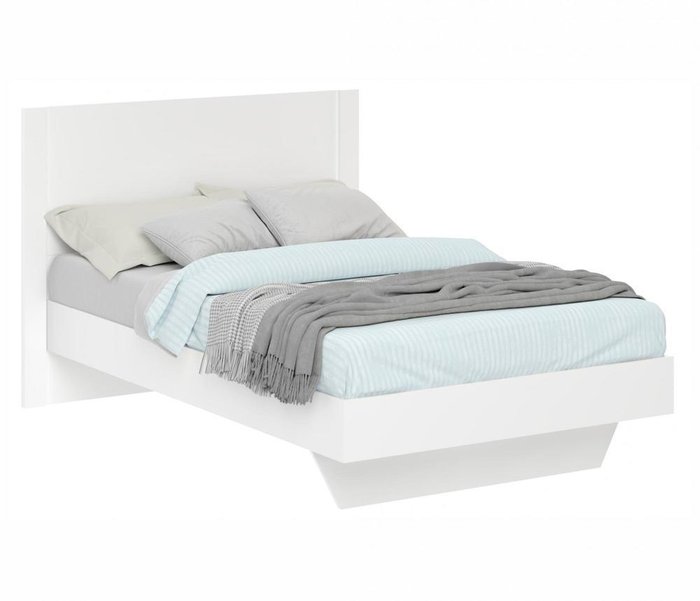 Кровать Берта 120х200 белого цвета с матрасом Гост