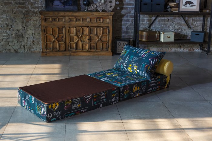 Бескаркасный диван-кровать Puzzle Bag Ice Cream L - купить Бескаркасная мебель по цене 12312.0