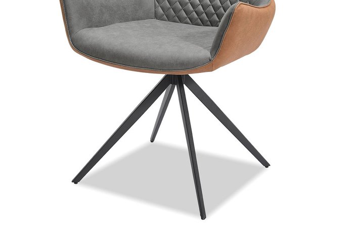 Кресло Jess серого цвета - лучшие Обеденные стулья в INMYROOM
