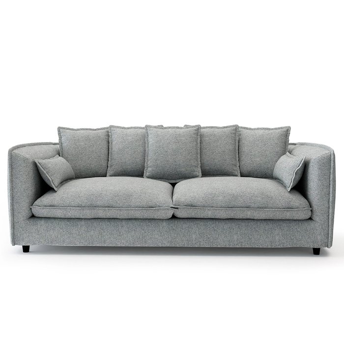 Диван Adam трехместный серого цвета - купить Прямые диваны по цене 69990.0