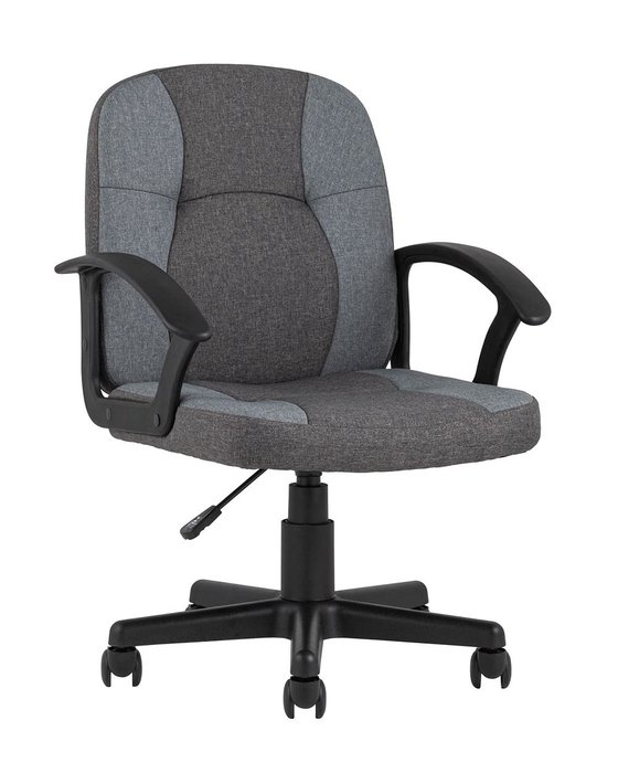 Кресло офисное Top Chairs Comfort серого цвета