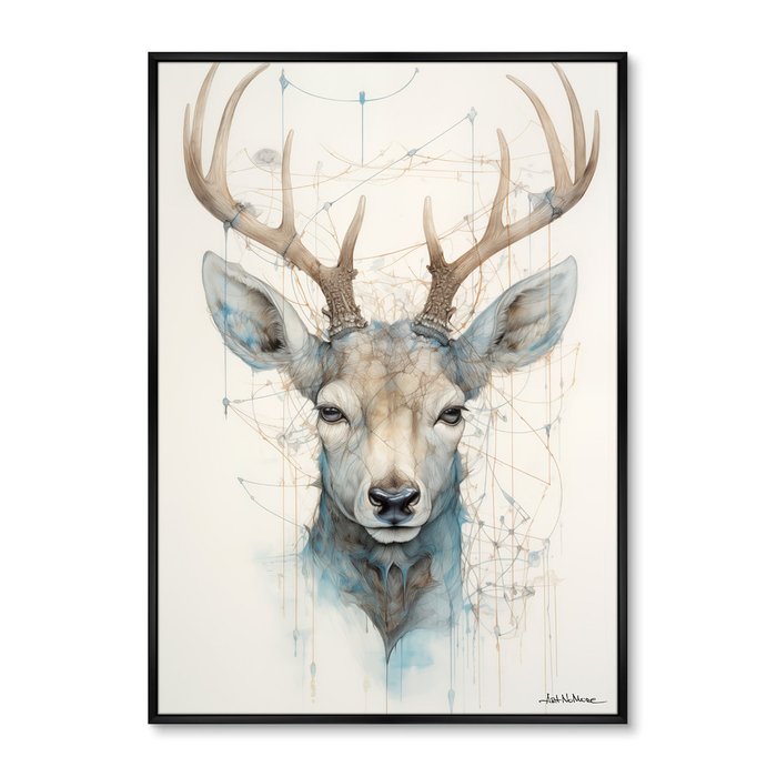 Репродукция картины Enchanted Deer, No 1, 2024г.