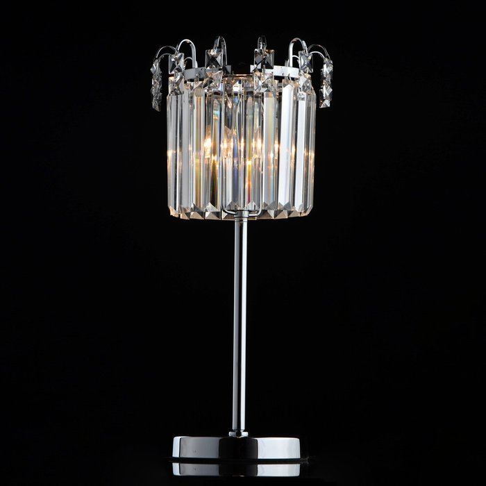 Настольные лампы Аделард с хрустальными подвесками - купить Настольные лампы по цене 9450.0