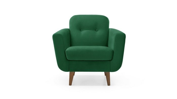 Кресло Дадли темно-зеленого цвета - купить Интерьерные кресла по цене 23200.0