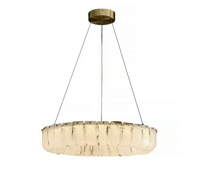 Люстра Гэлли латунь d80 h150 Led 64W (3000K)