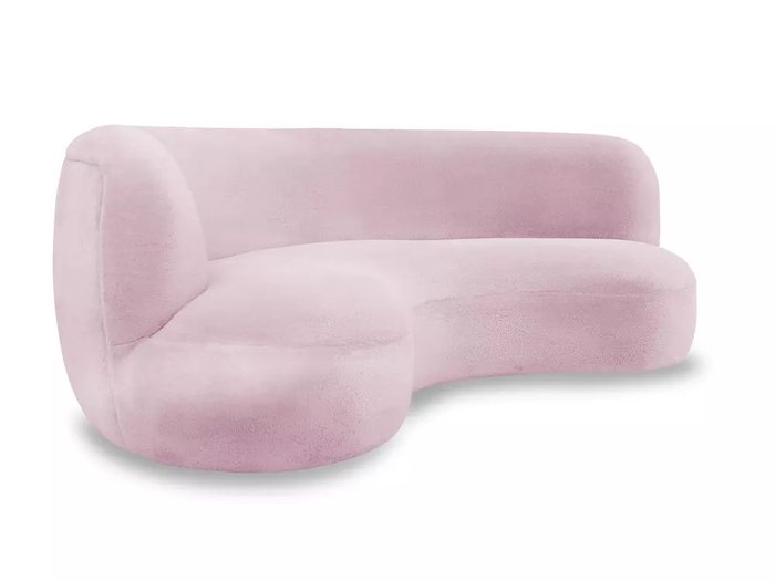 Диван Patti светло-розового цвета - купить Прямые диваны по цене 120420.0