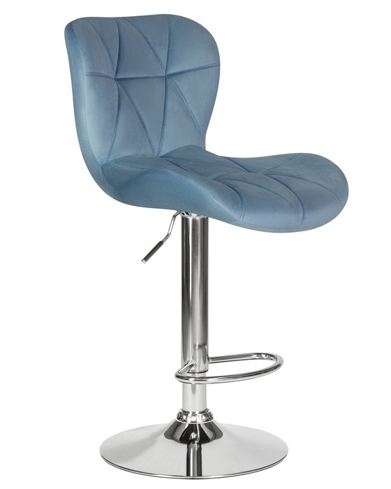 Барный стул Barny голубого цвета - купить Барные стулья по цене 6970.0