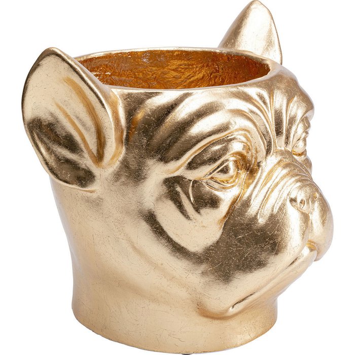 Кашпо Bulldog золотого цвета - купить Кашпо и горшки по цене 28300.0