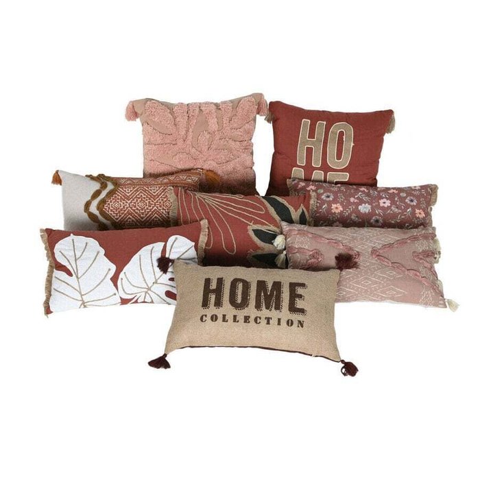 Подушка Home ESPRIT Белый терракот Boho 50 x 5 x 30 см - лучшие Подушки для сна в INMYROOM Подушка Home ESPRIT Белый терракот Boho 50 x 5 x 30 см - лучшие Подушки для сна в INMYROOM