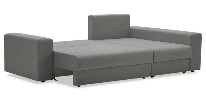 Угловой диван-кровать Майами серого цвета - лучшие Угловые диваны в INMYROOM
