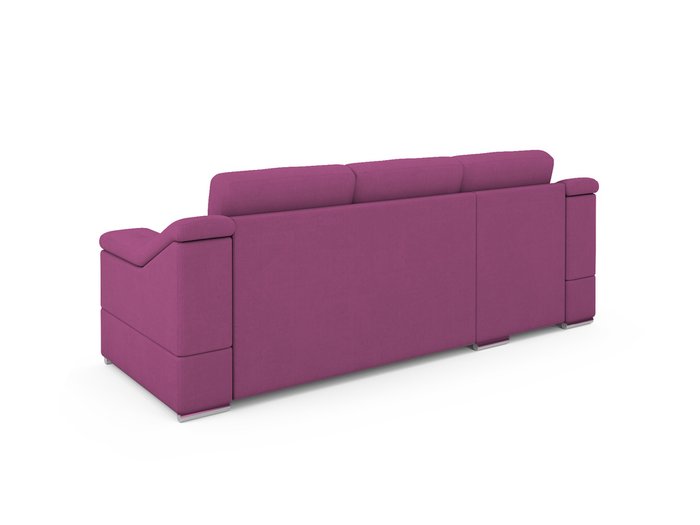 Угловой Диван-кровать Liverpool левый пурпурного цвета - лучшие Угловые диваны в INMYROOM