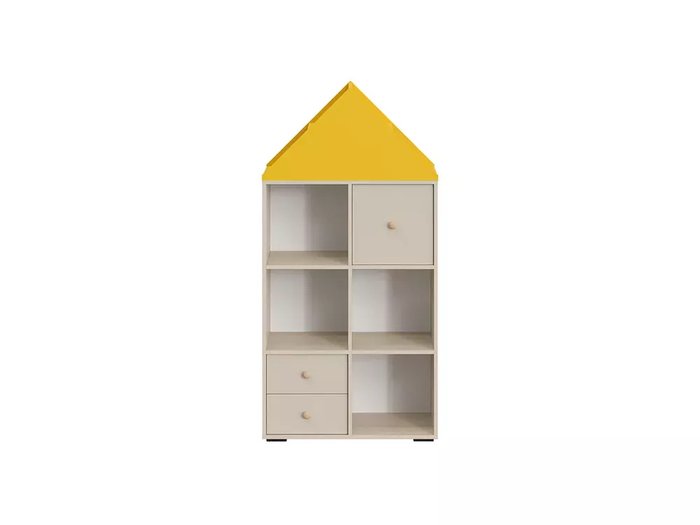 Композиция Play 27 бежево-желтого цвета - купить Детские шкафы по цене 24640.0