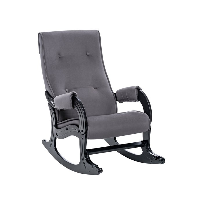 Кресло-качалка Модель 707 серого цвета - лучшие Интерьерные кресла в INMYROOM