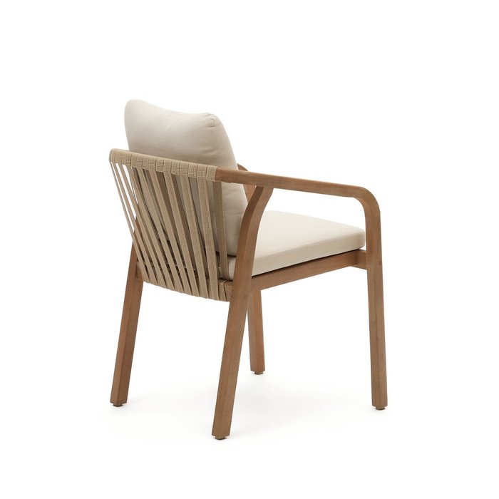 Стул Malaret бежево-коричневого цвета - лучшие Садовые стулья в INMYROOM