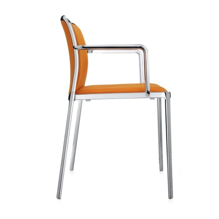 Стул Audrey Soft оранжевого цвета с подлокотниками - купить Обеденные стулья по цене 86596.0