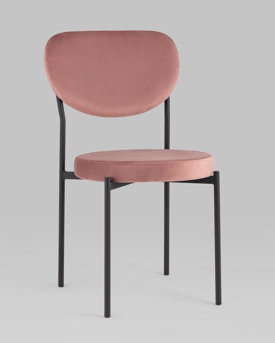Стул Барбара пыльно-розового цвета - купить Обеденные стулья по цене 4990.0