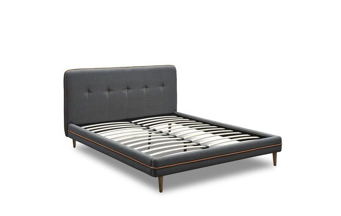 Кровать Madeira 180x200 серо-коричневого цвета - лучшие Кровати для спальни в INMYROOM
