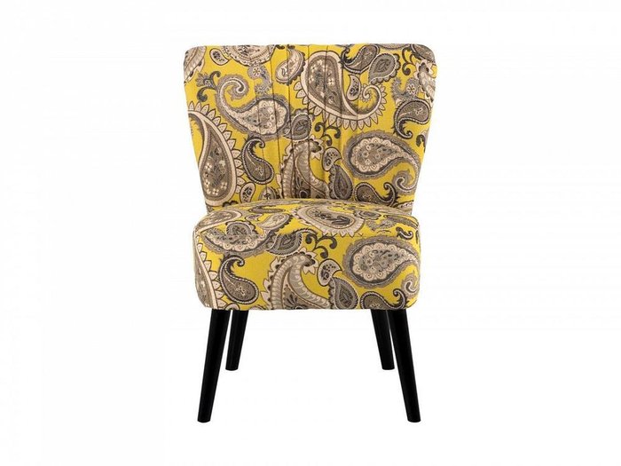 Кресло Barbara бежево-желтого цвета - купить Интерьерные кресла по цене 11900.0