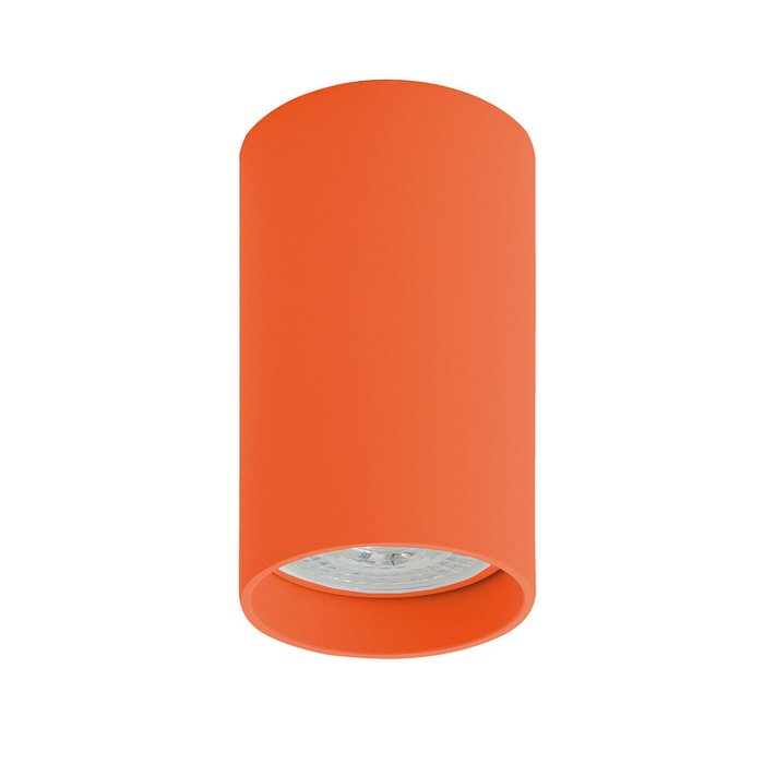 Точечный накладной светильник оранжевого цвета